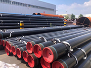 What are the standards for the storage of anti-corrosion steel pipes