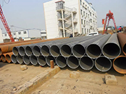 How can we increase the stability of this large-diameter spiral steel pipe