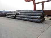 Welding treatment ng thick-walled spiral steel pipe