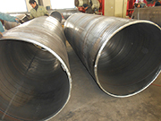 Welding treatment ng thick-walled spiral steel pipe