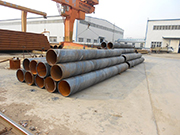 Mga teknikal na katangian ng double-sided submerged arc welded spiral steel pipe